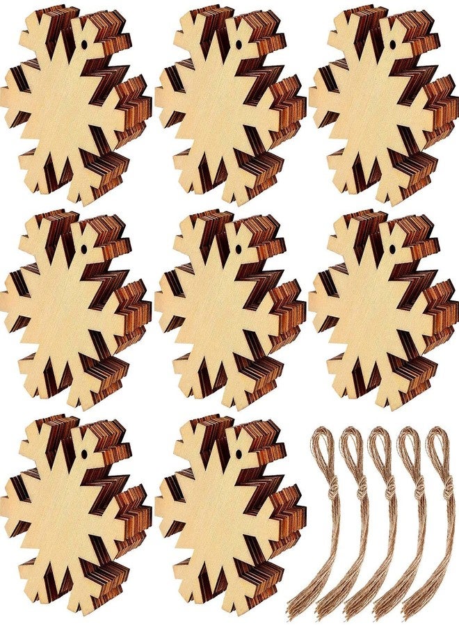 CozyCrest زينة عيد الميلاد من كوزي كريست، قطع من خشب MDF وشرائح خشبية، قطع غير مكتملة لتعليق شجرة عيد الميلاد، عناصر زينة يدوية الصنع، مثالية لأعمال عيد الميلاد والهدايا (التصميم 16) - Image 1